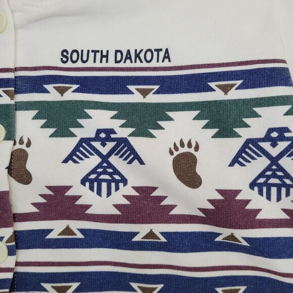 Vintage Native-American Sweatshirt Womens Large 22x23 Boxy - Picture 14 of 16